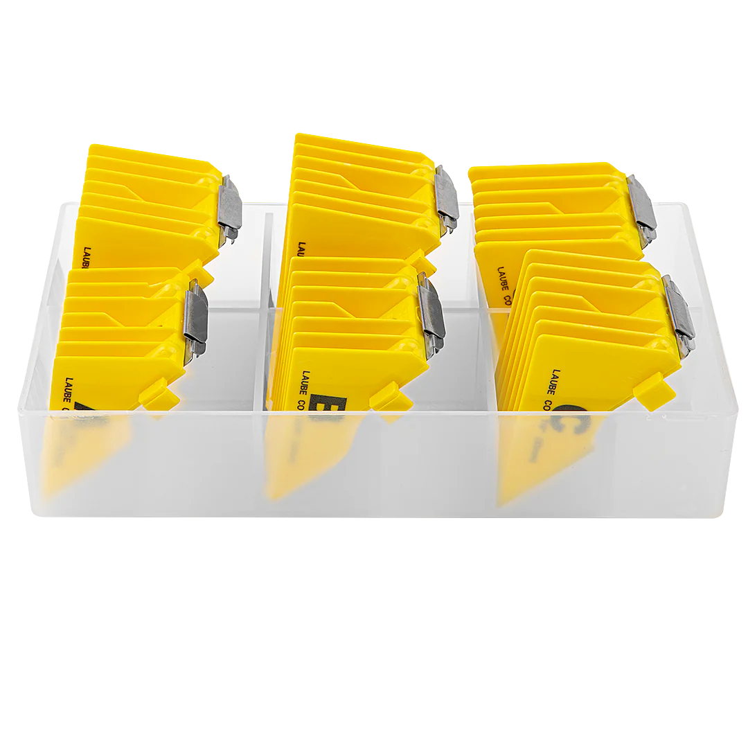 Big K Comb set of 6 Yellow by Laube