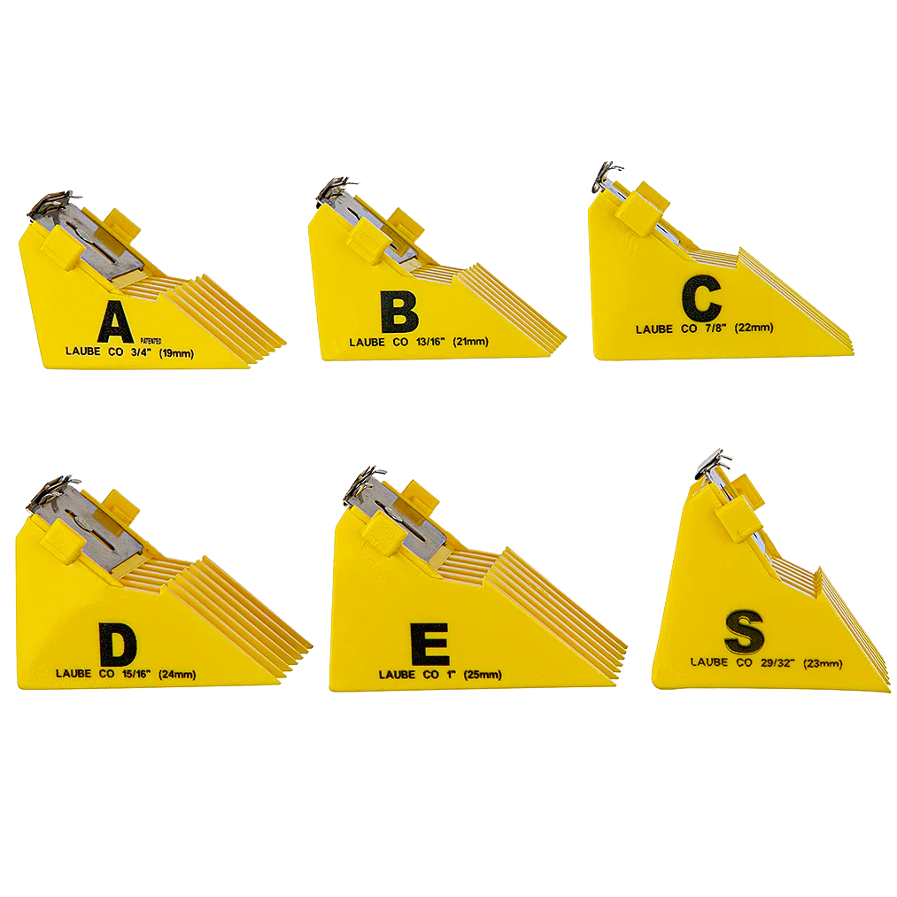 Big K Comb set of 6 Yellow by Laube - Image 2