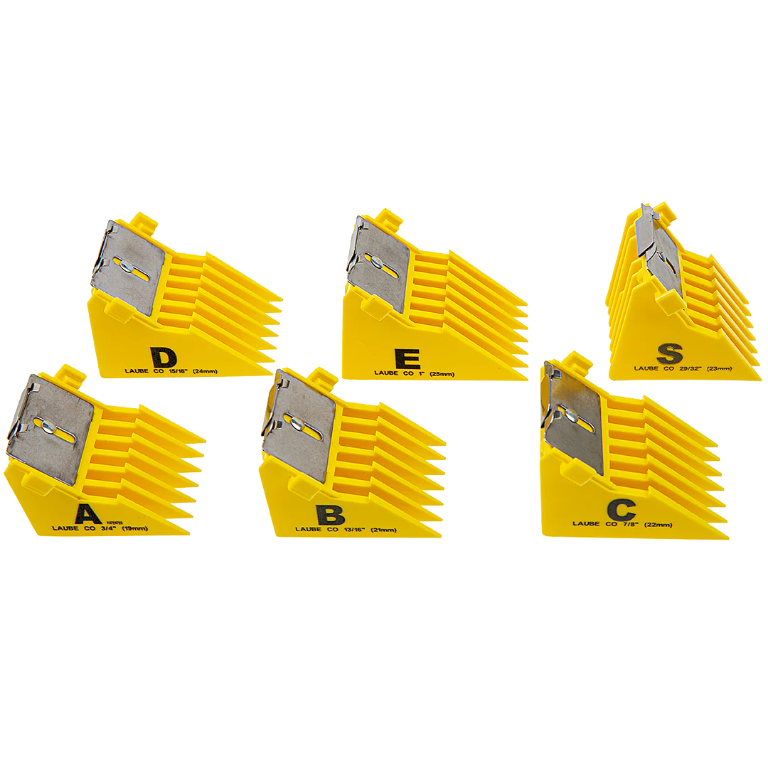 Big K Comb set of 6 Yellow by Laube - Image 3