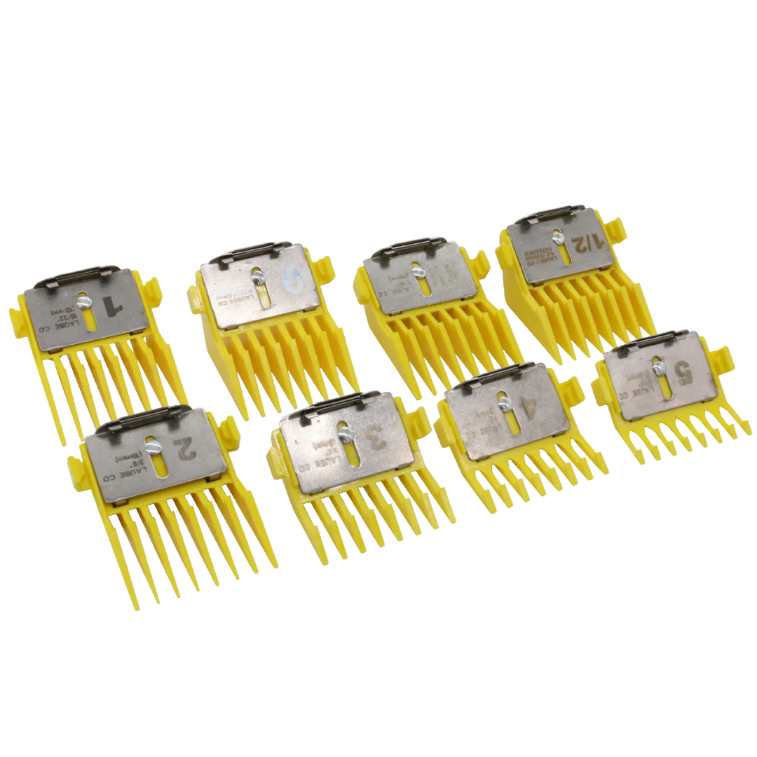 Big K Comb set of 8 Yellow by Laube