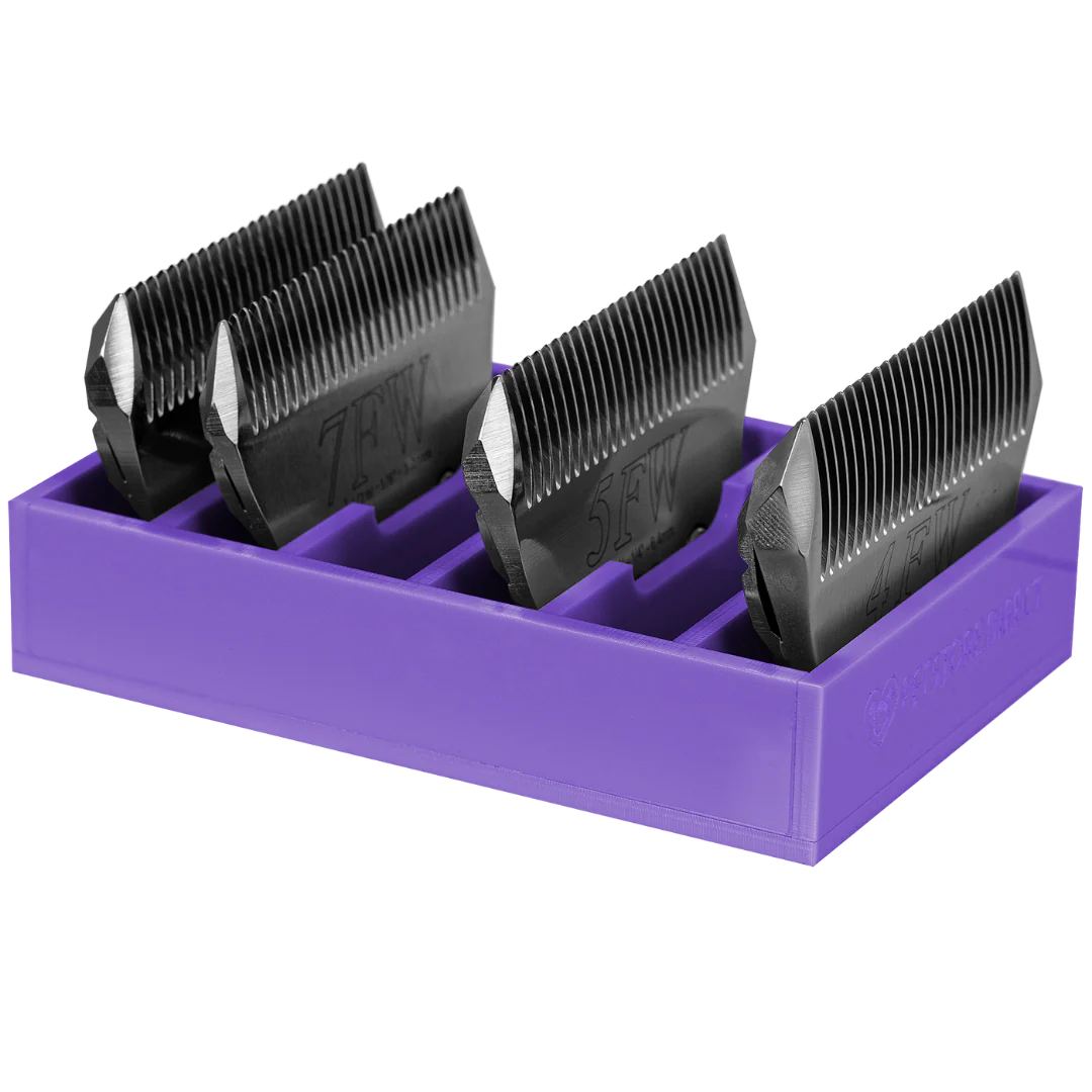 Mini Wide 6 Blade Holder Lavender by PetStore.Direct