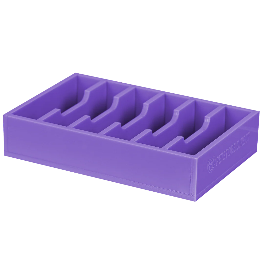 Mini Wide 6 Blade Holder Lavender by PetStore.Direct - Image 4