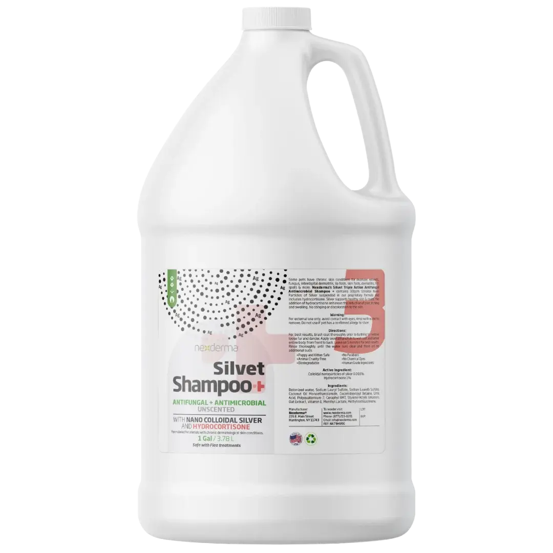 Unscented Hydrocortisone Shampoo Gallon by Nexderma