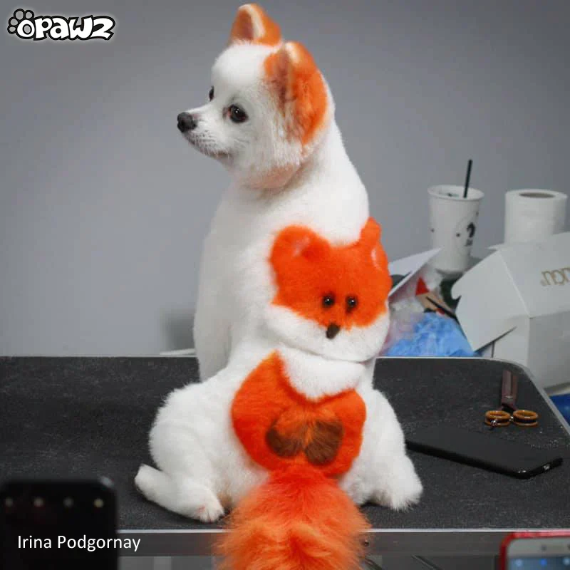 Permanent Dog Hair Dye Ardent Orange 8oz by Opawz - Image 4