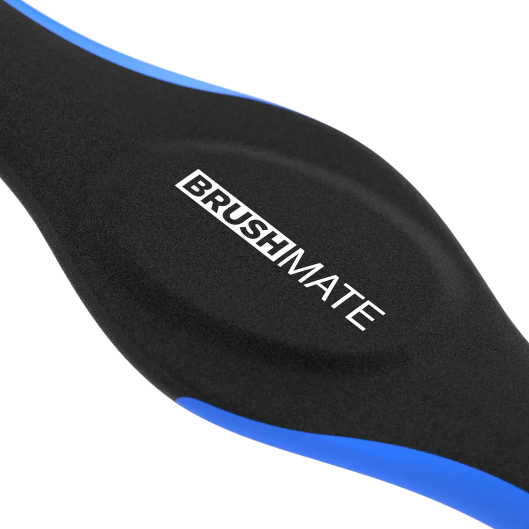 Blue Brushmate Premium Toothbrush with Biteblock Medium by Paw Ready - Image 7