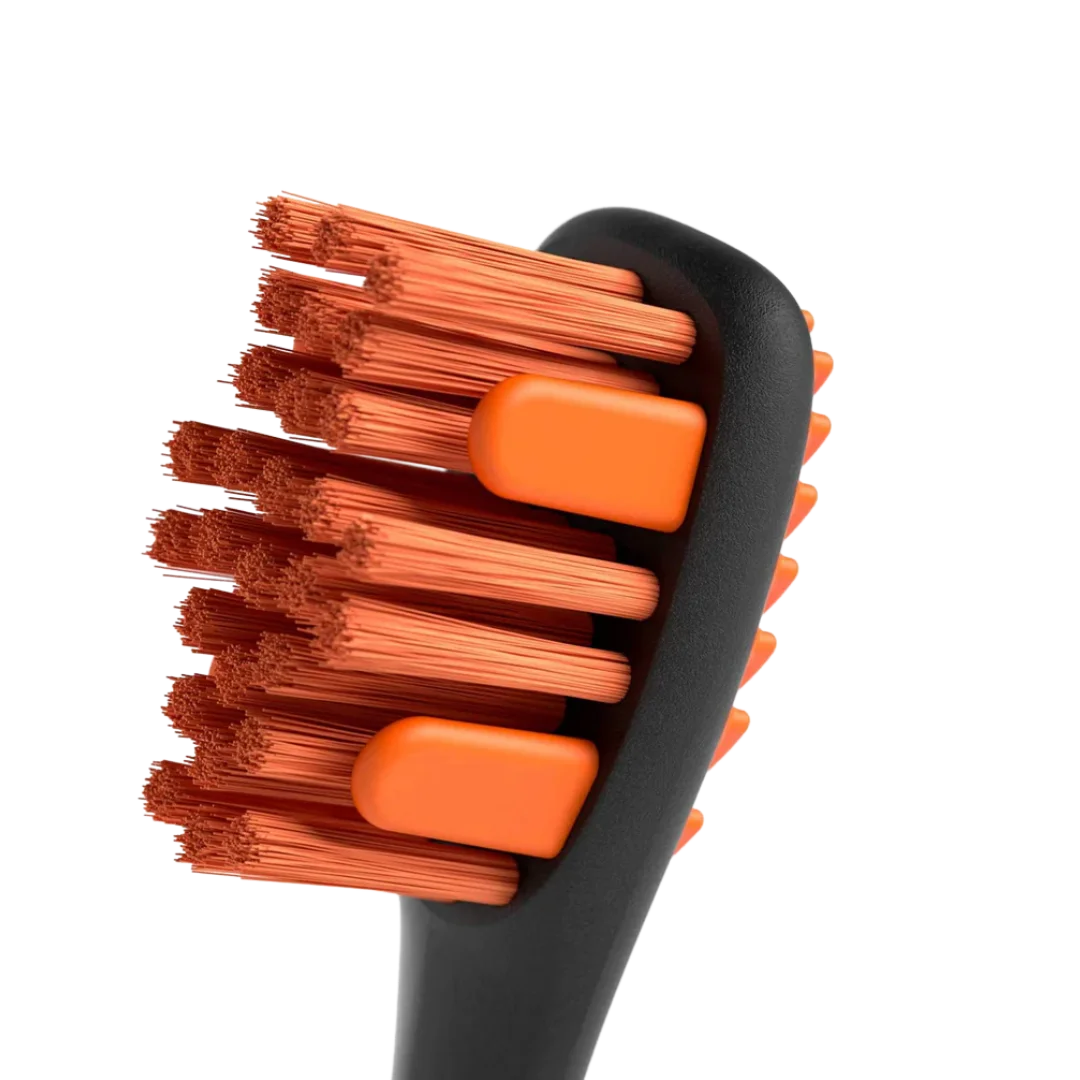 Orange Brushmate Premium Toothbrush with Biteblock Medium by Paw Ready - Image 4