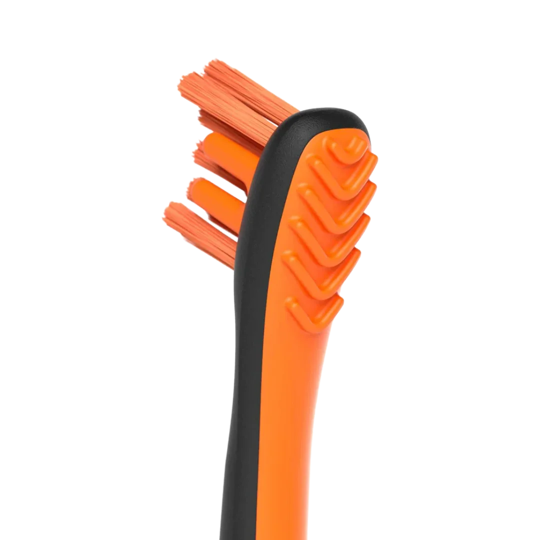 Orange Brushmate Premium Toothbrush with Biteblock Medium by Paw Ready - Image 6