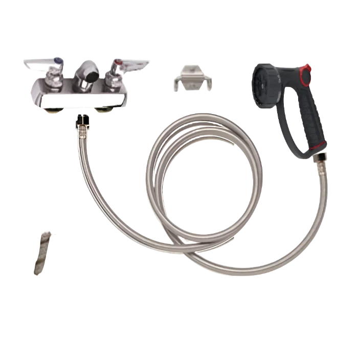 Tub Plumbing Complete Set-up 4″ Center with Hair Interceptor by PetLift