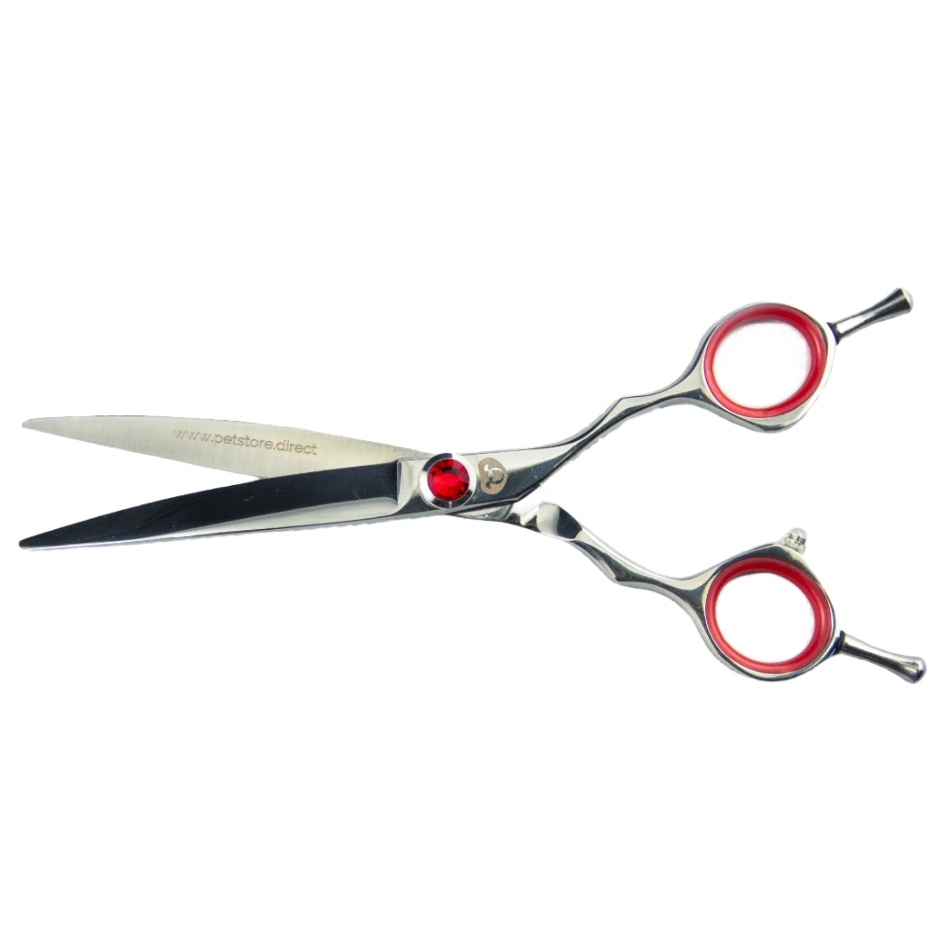 6" Red Mini Curved Shear by PetStore.Direct - Image 2
