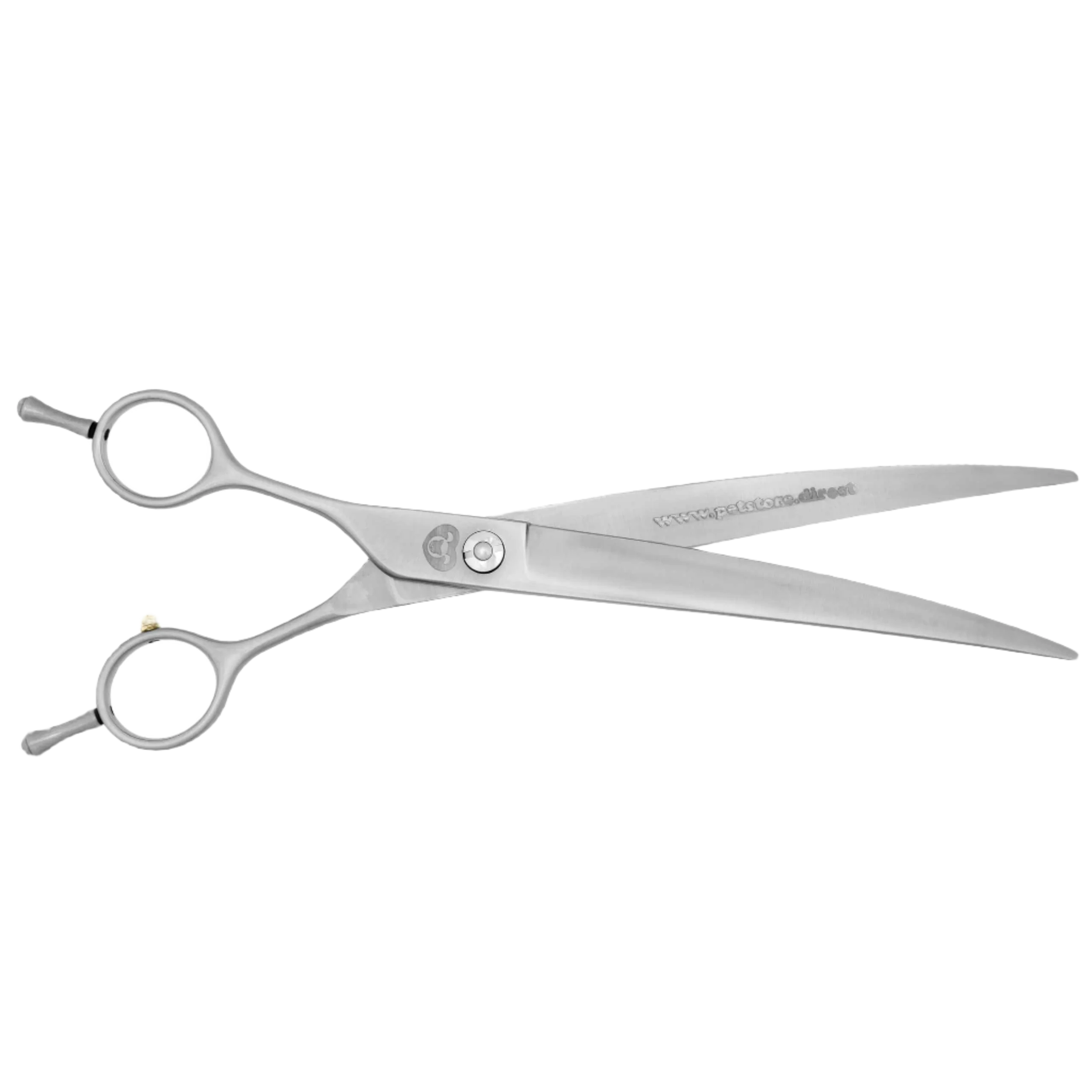 7" Premium Curve Left-Handed Grooming Shears by PetStore.Direct