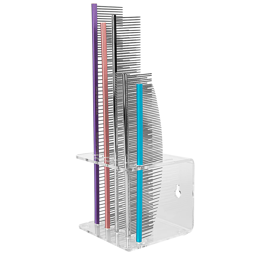Comb Holder For Wall and Table Clear by PetStore.Direct - Image 2