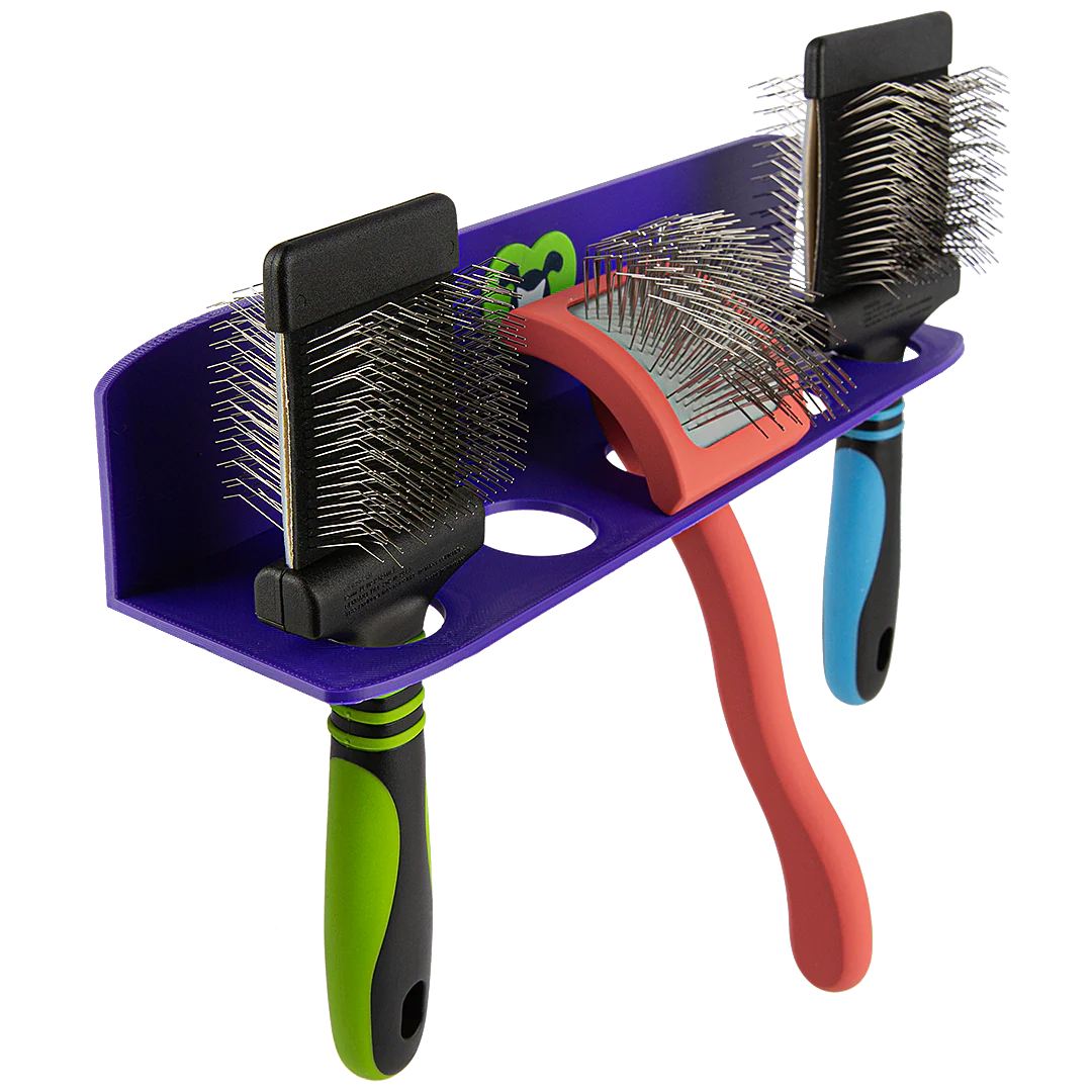 Hanging Brush Holder Purple by PetStore.Direct - Image 2