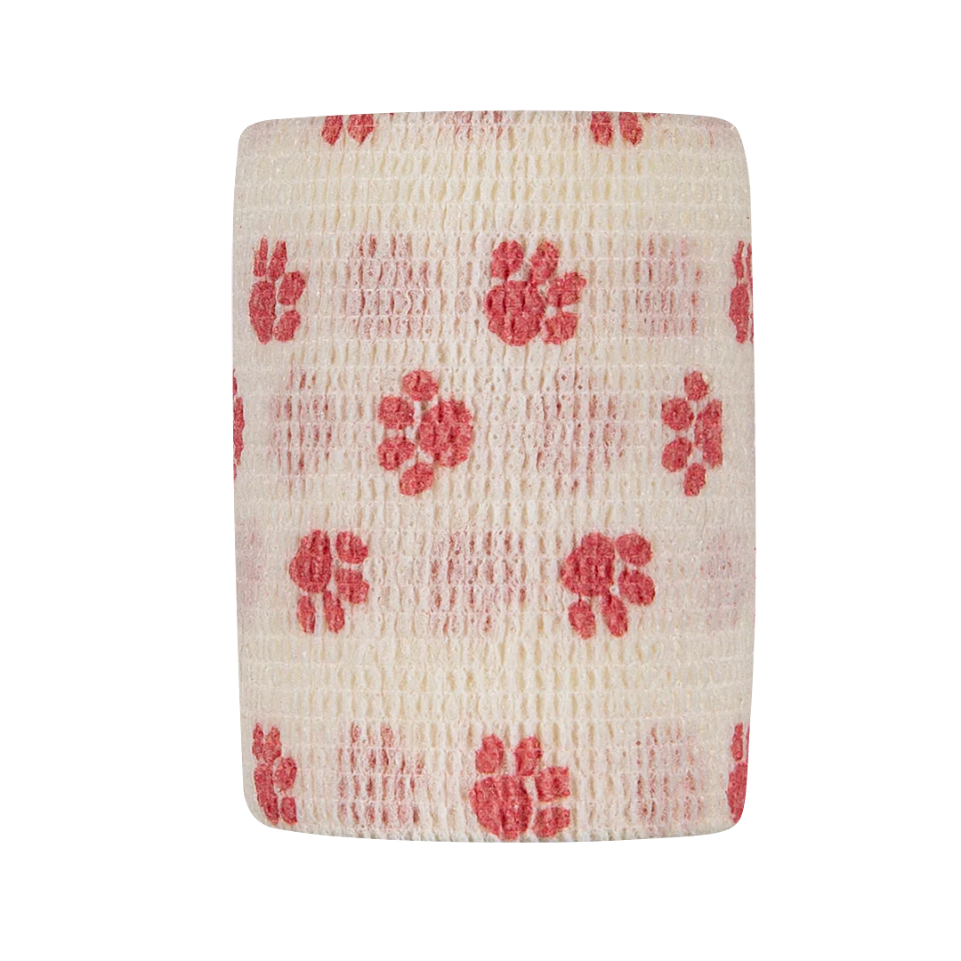 3" Pink Paws Vet Wrap by PetStore.Direct