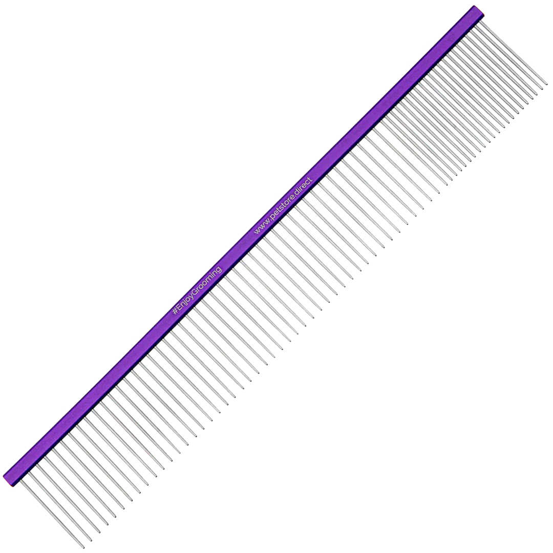 9.5" 80/20 Purple Poodle Comb by PetStore.Direct