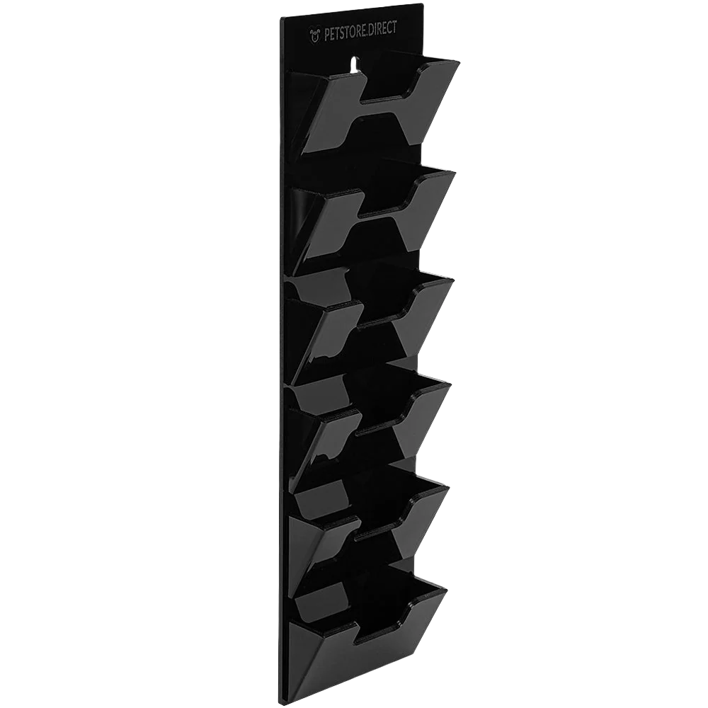 Wall Wide 6 Blades Holder Black by PetStore.Direct - Image 3