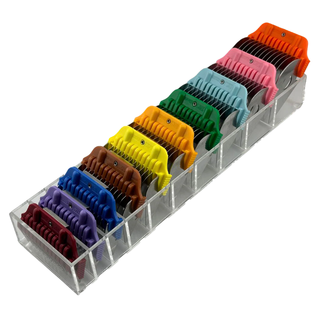 Wide 10 Blades/Combs Guard Holder Clear by PetStore.Direct - Image 3