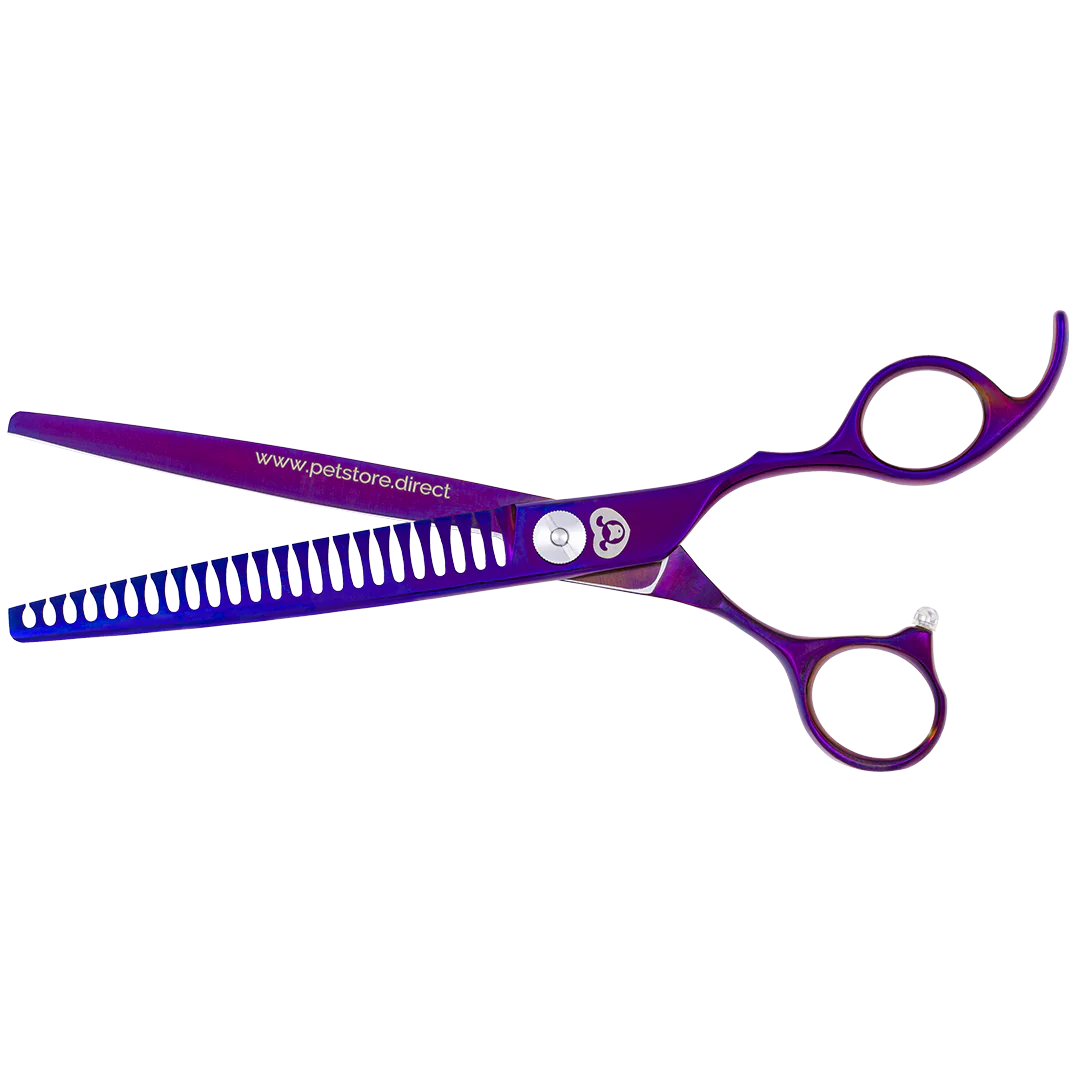 7.5" 24T Purple Chunker Shear by PetStore.Direct