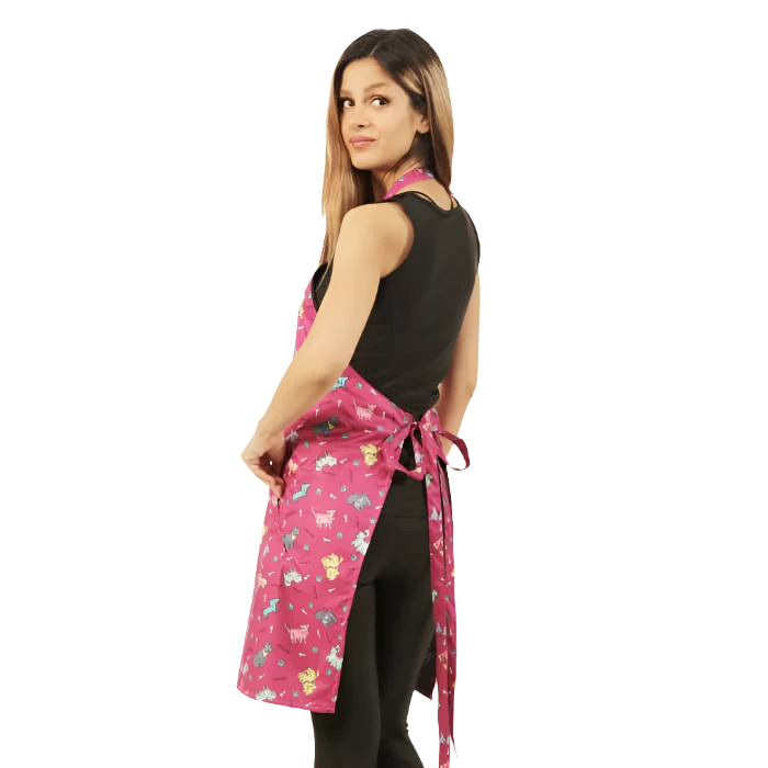 Pink Dogs Grooming Apron by Ladybird Line - Image 2