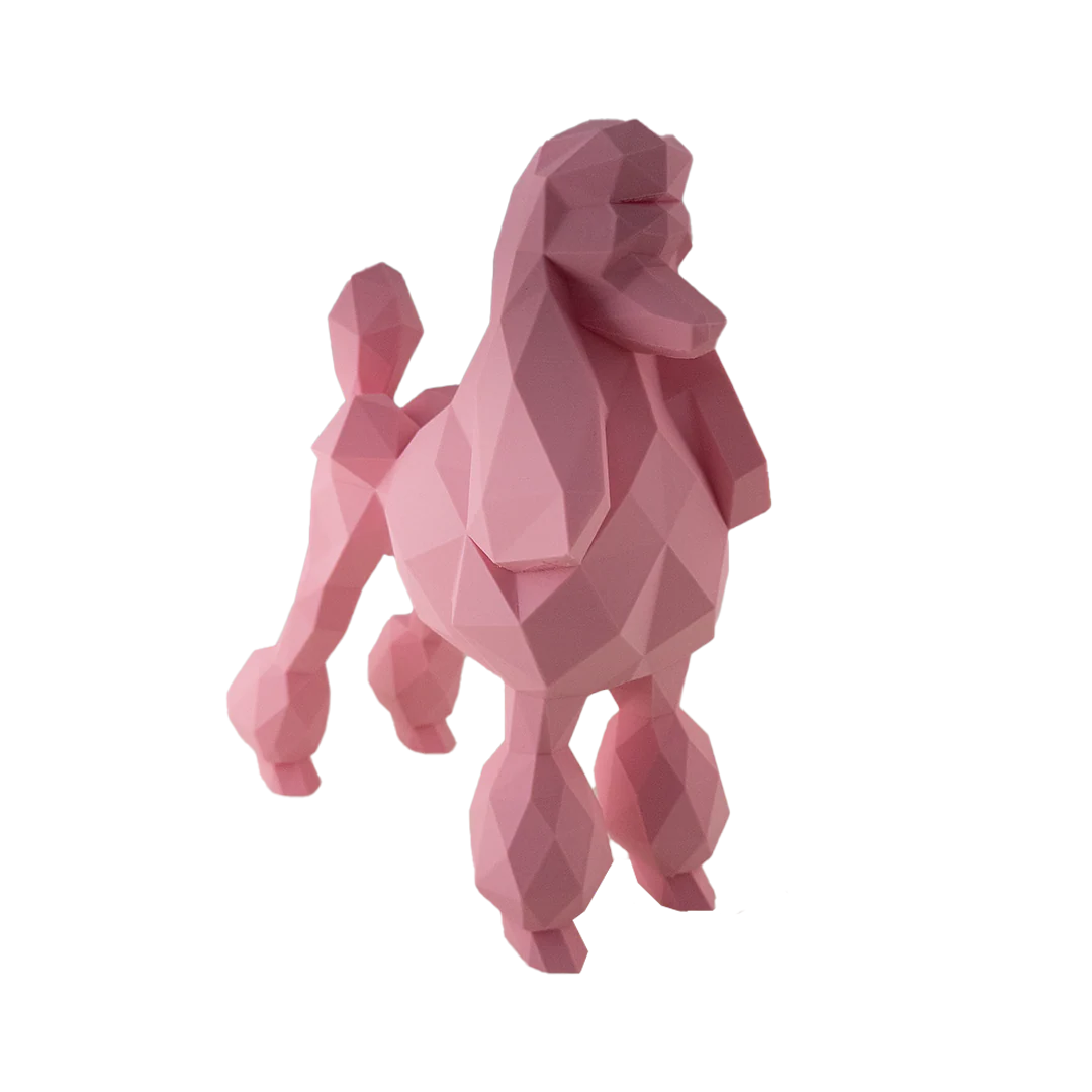 Poodle Business Card Holder Pink by Kumpe3D - Image 3
