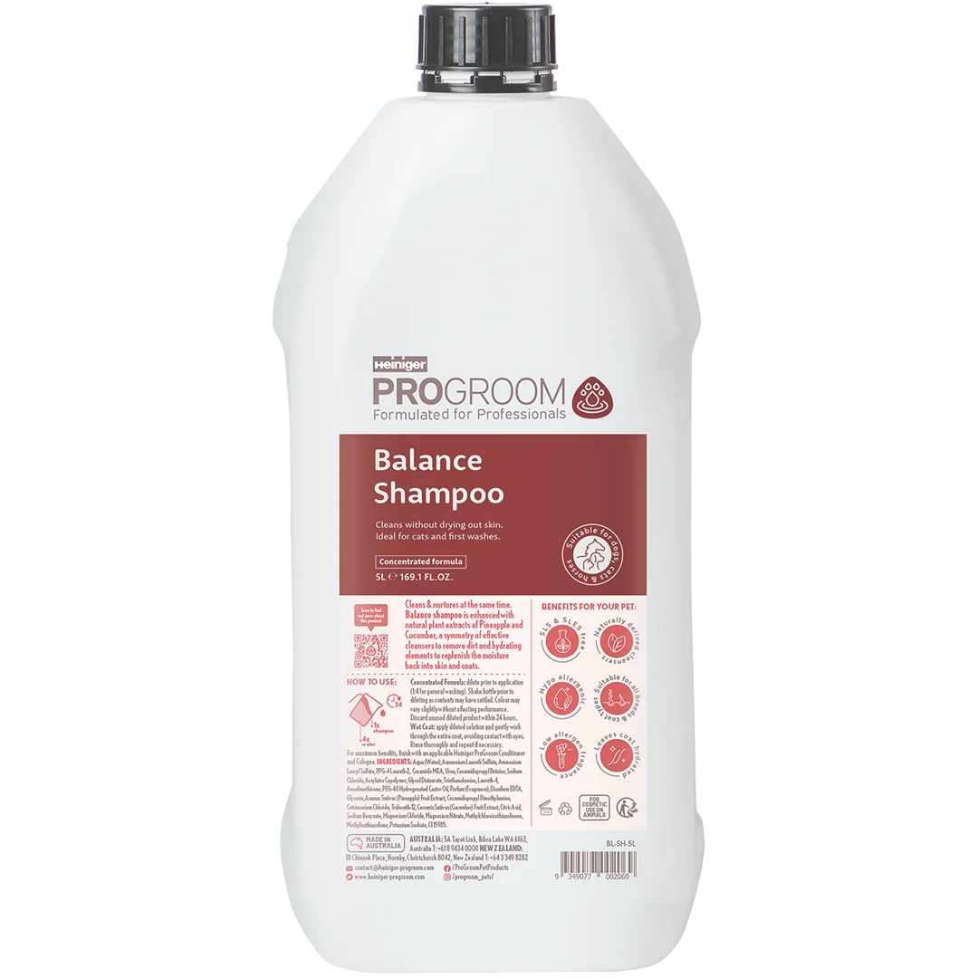 Balance Shampoo 5 Litre by Heiniger ProGroom - Image 2
