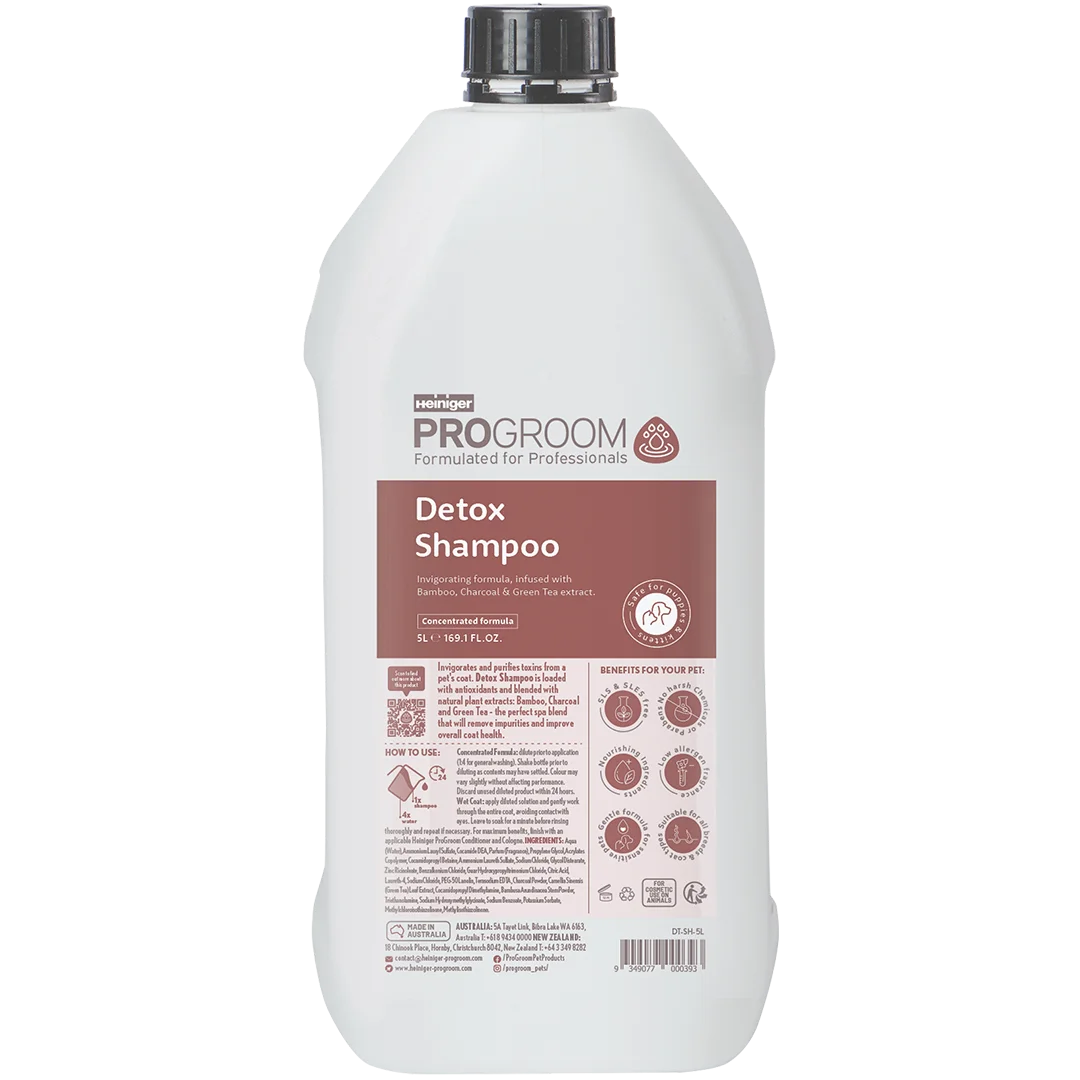 Detox Shampoo 5 Litre by Heiniger ProGroom - Image 2