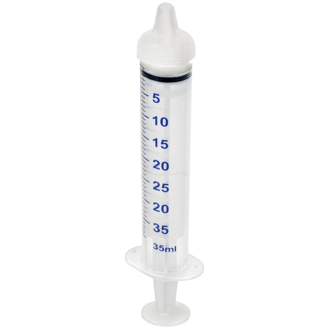 Medium Threaded Syringe Feeding Nipples, 20ml (5-Pack) by Puppywarmer - Image 2
