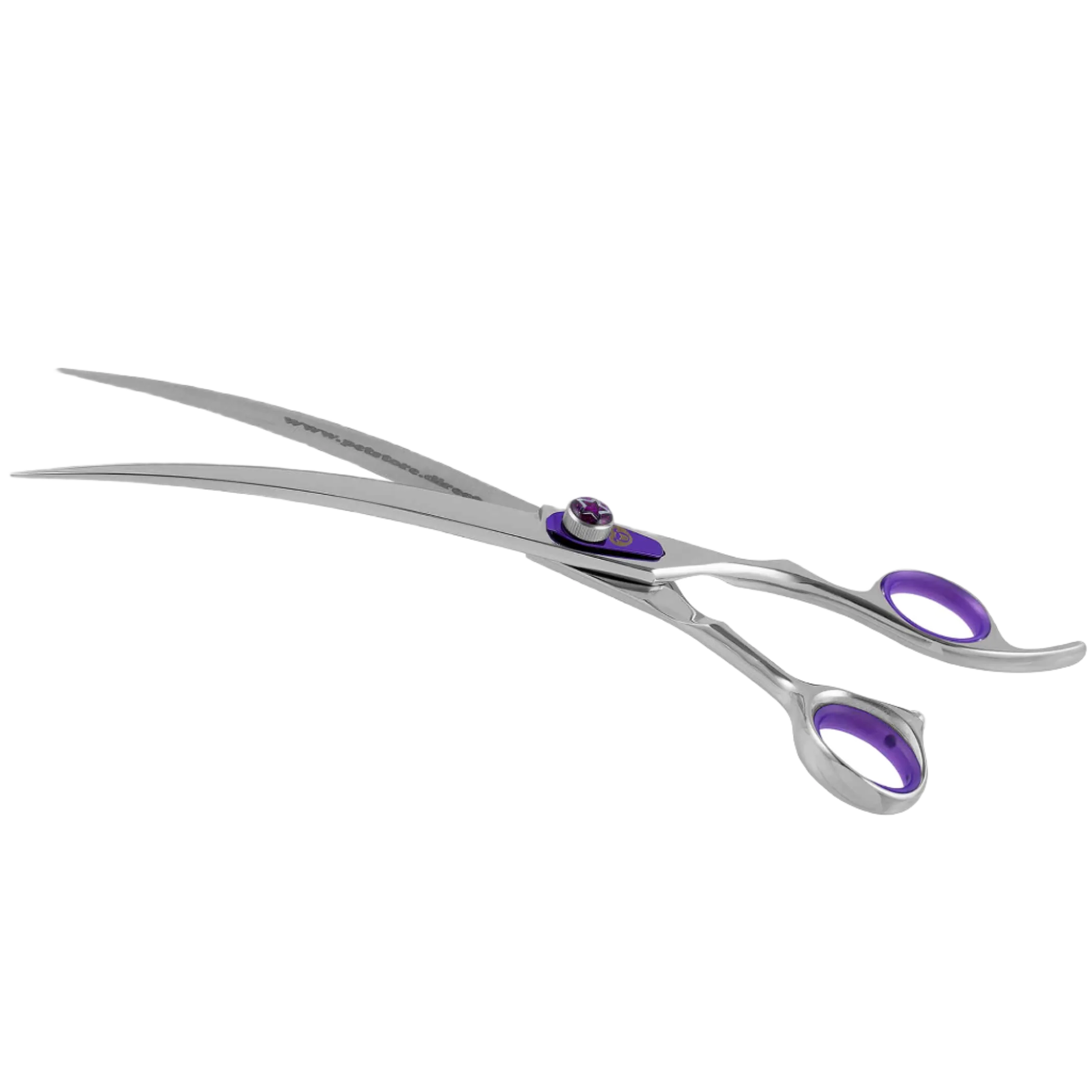 Purple 4 Grooming Shear Set in a Case by PetStore.Direct - Image 4