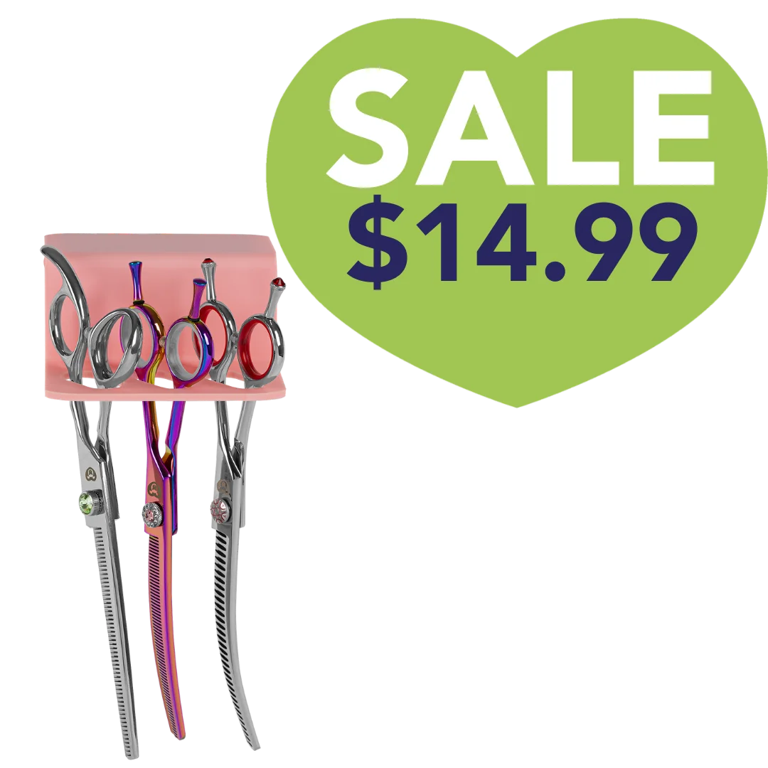 Secure Stick 3 Shear Holder Light Pink by PetStore.Direct
