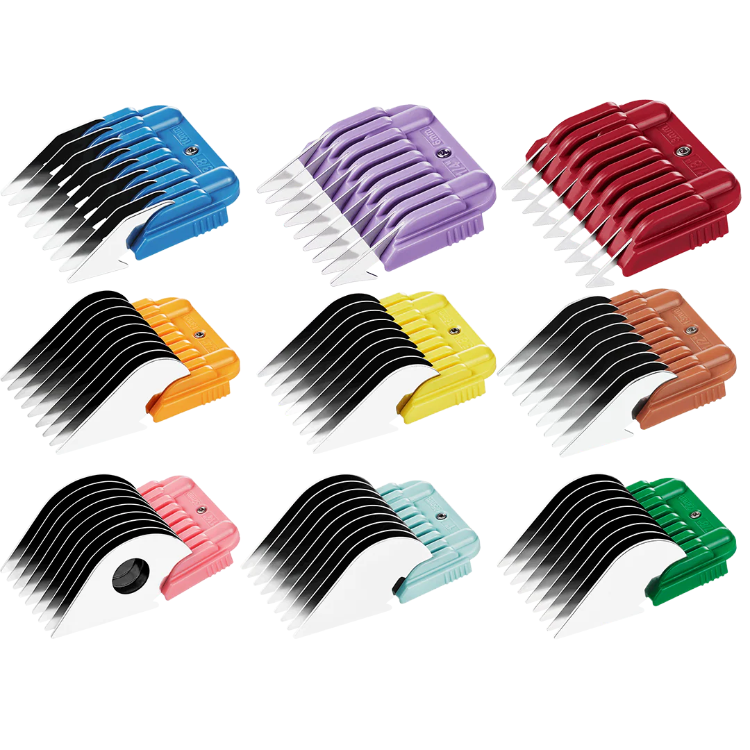 Set of 9 pieces stainless steel combs by Heiniger - Image 3