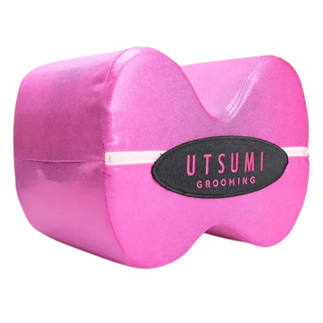 Pink Poodle Pillow Large by Utsumi