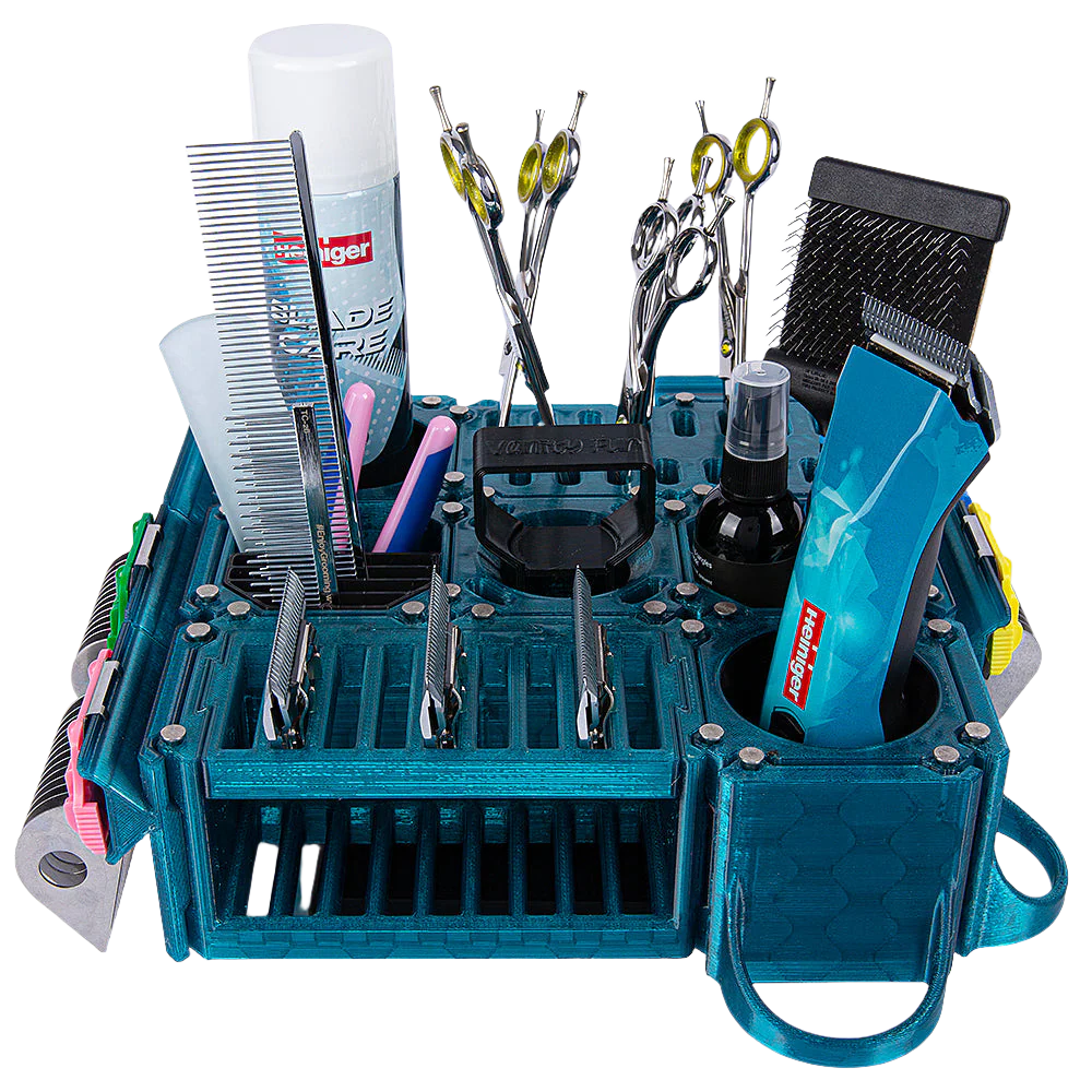 Custom Cube Tool Caddy Jolly Blue by Vanity Fur - Image 4
