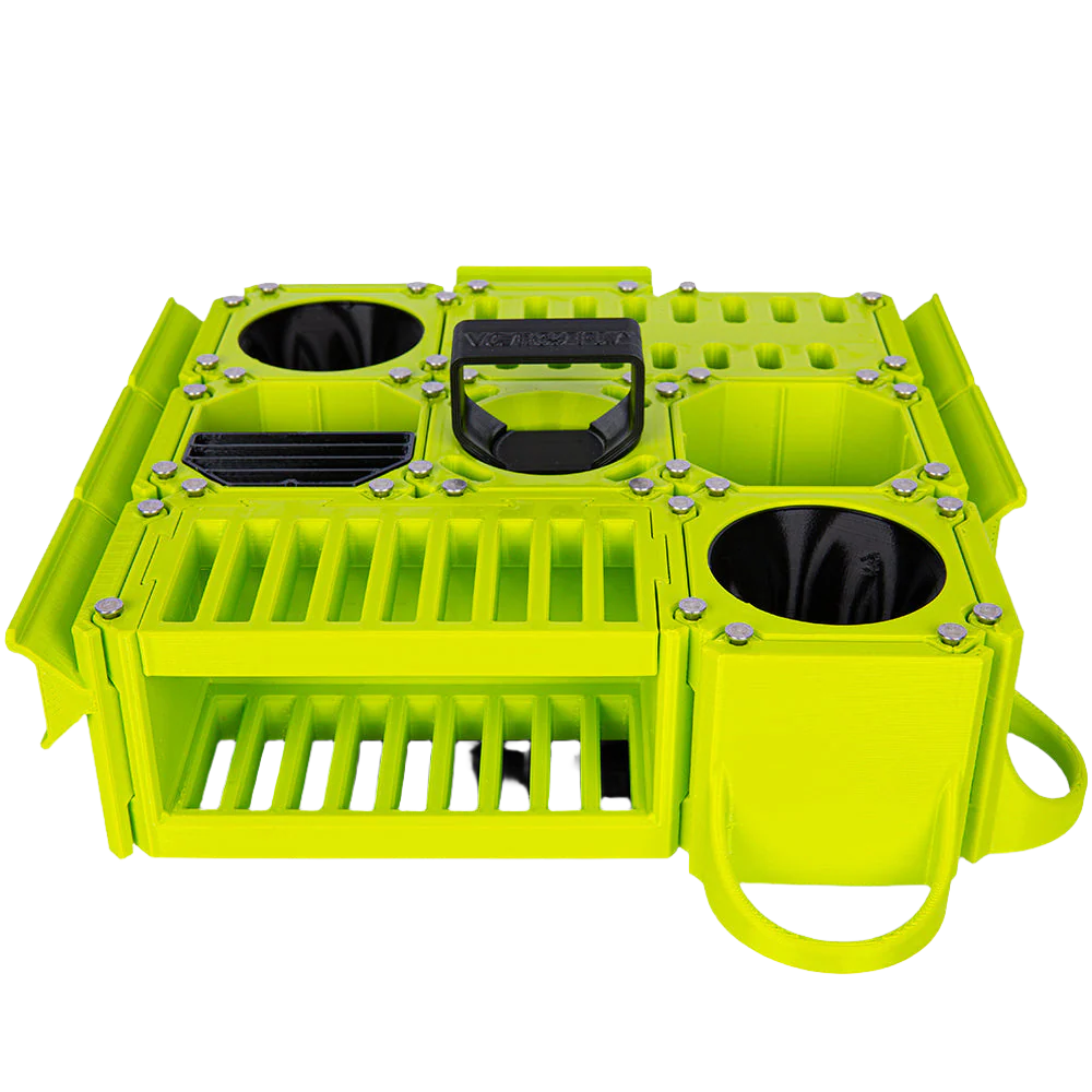 Custom Cube Tool Caddy Lime Green by Vanity Fur - Image 2