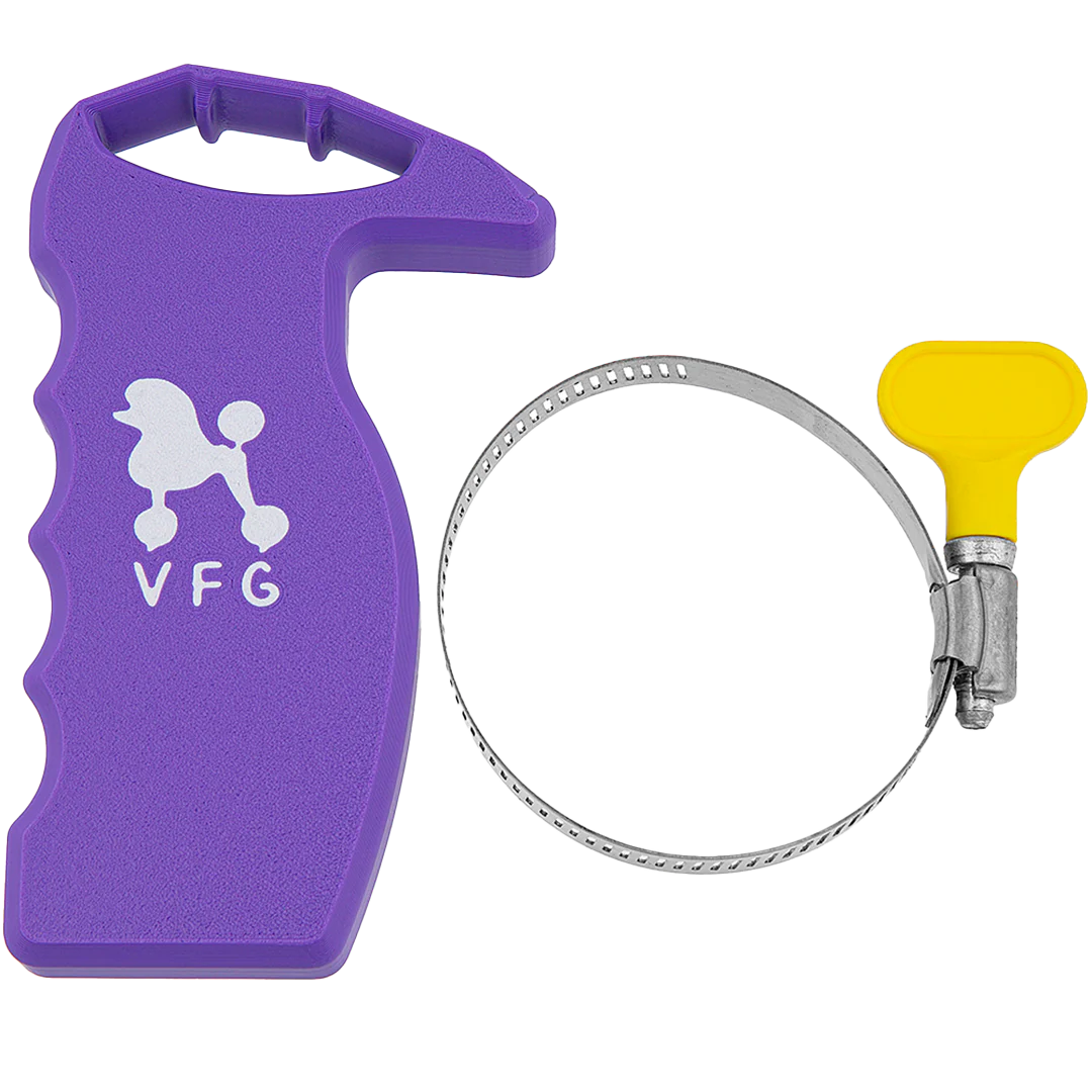 Furm Grip Dryer Handle Purple by Vanity Fur