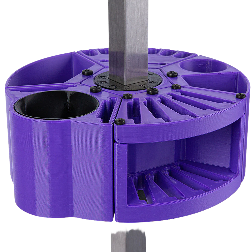 Houndabout Round Tool Caddy Purple by Vanity Fur - Image 2