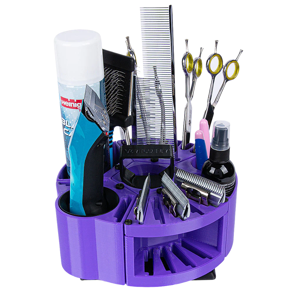 Houndabout Round Tool Caddy Purple by Vanity Fur - Image 3