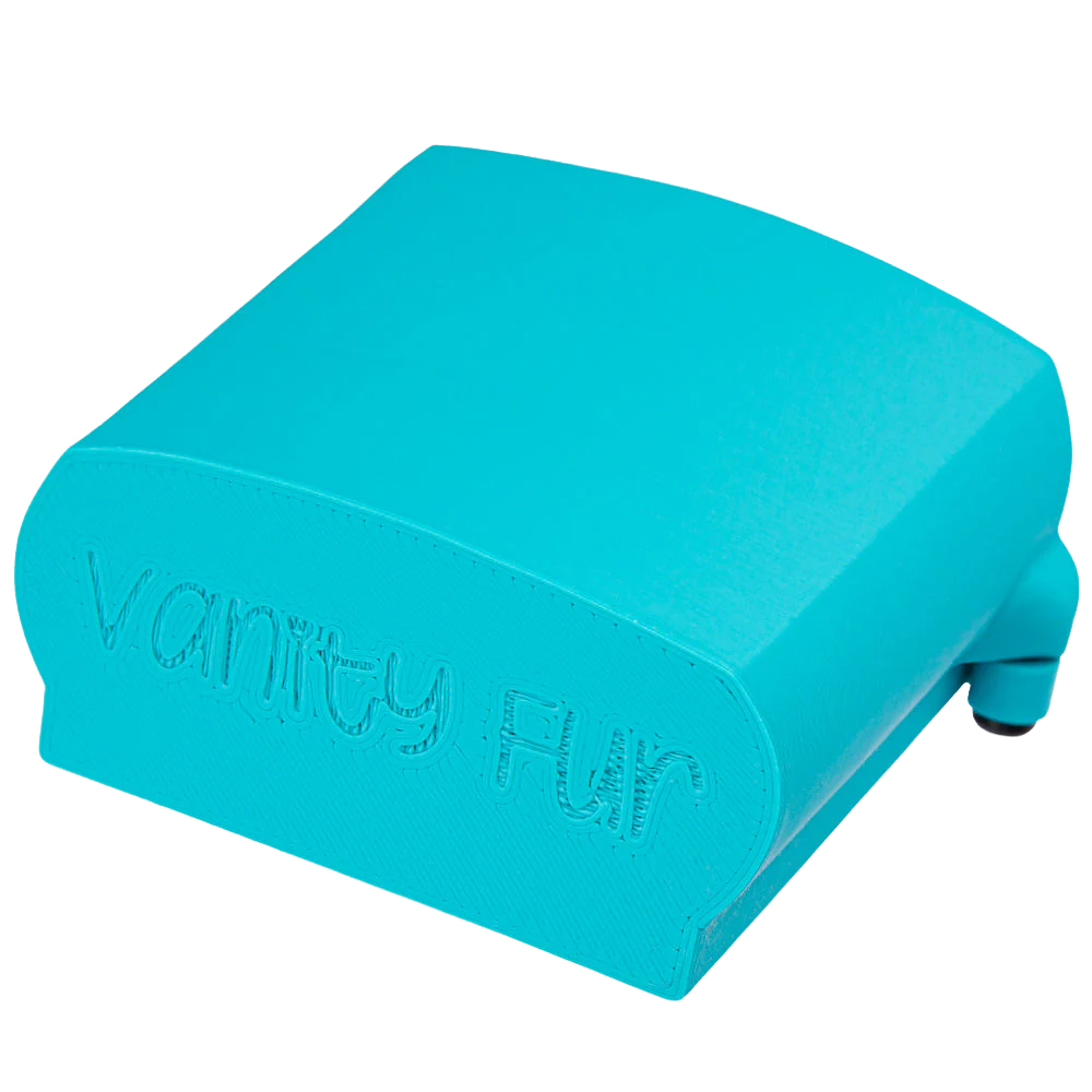 Large Brush Cover Cyan by Vanity Fur