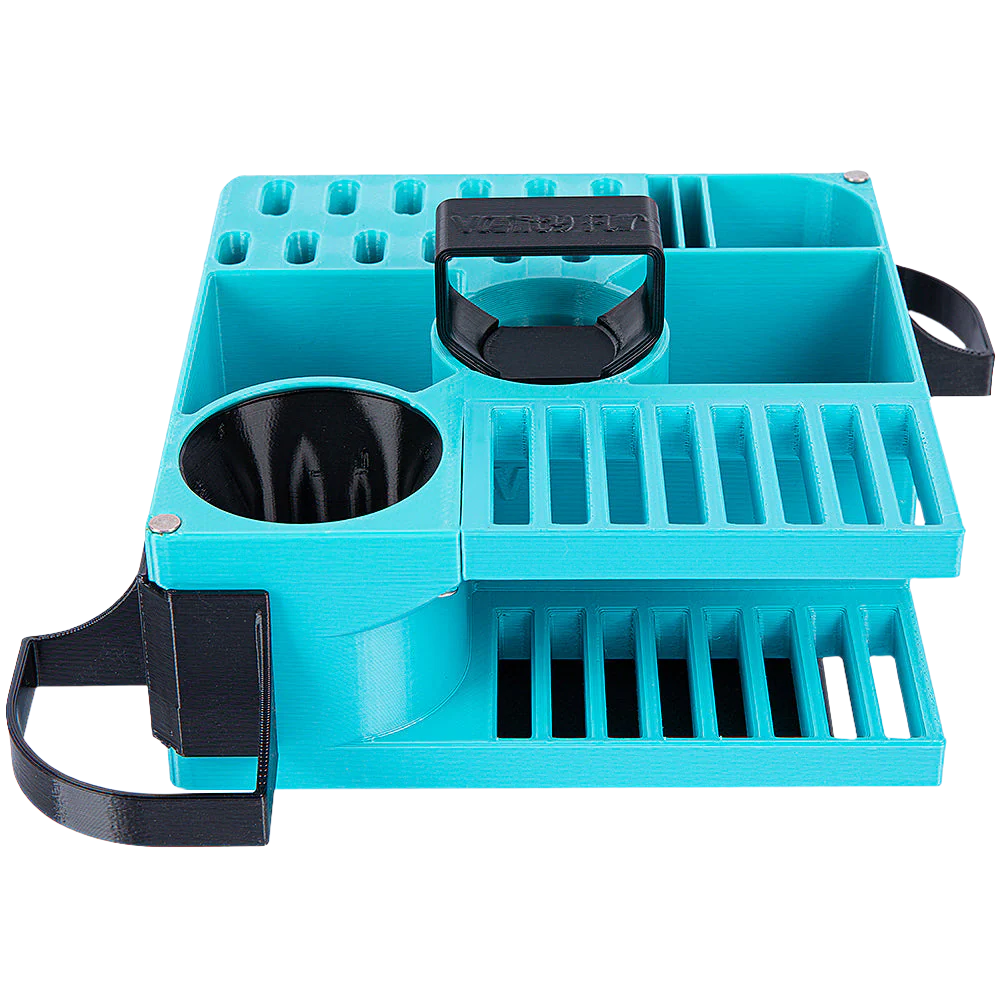 Mini Cube Tool Caddy Cyan by Vanity Fur