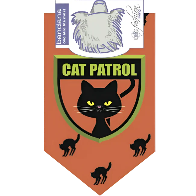 Cat Patrol Dog Bandana by Dog Fashion Living - Image 3