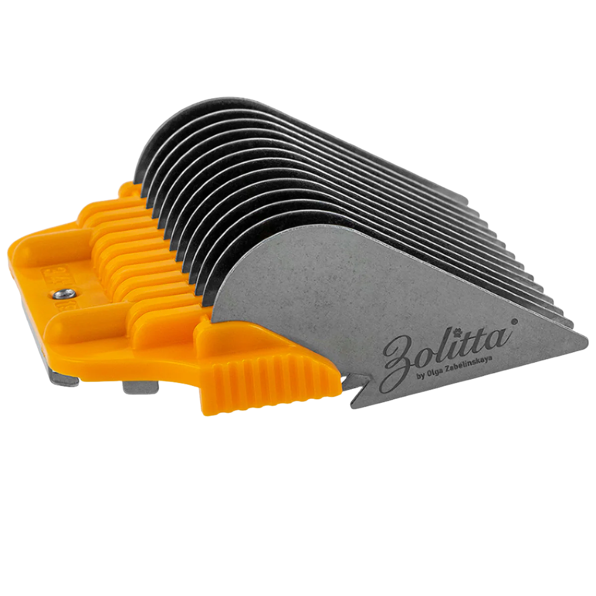#A 3/4" Orange Wide Attachment Comb 19 mm by Zolitta - Image 2
