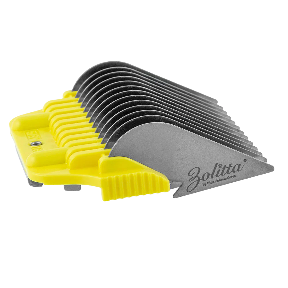 #0 5/8" Yellow Wide Attachment Comb 16 mm by Zolitta - Image 2