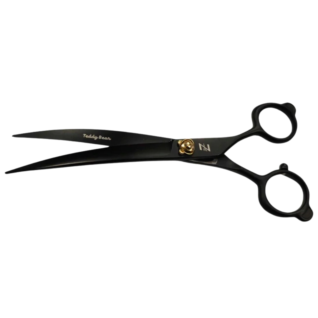 Teddy Bear 6.5" 3 Scissors Set Black by Zolitta - Image 12