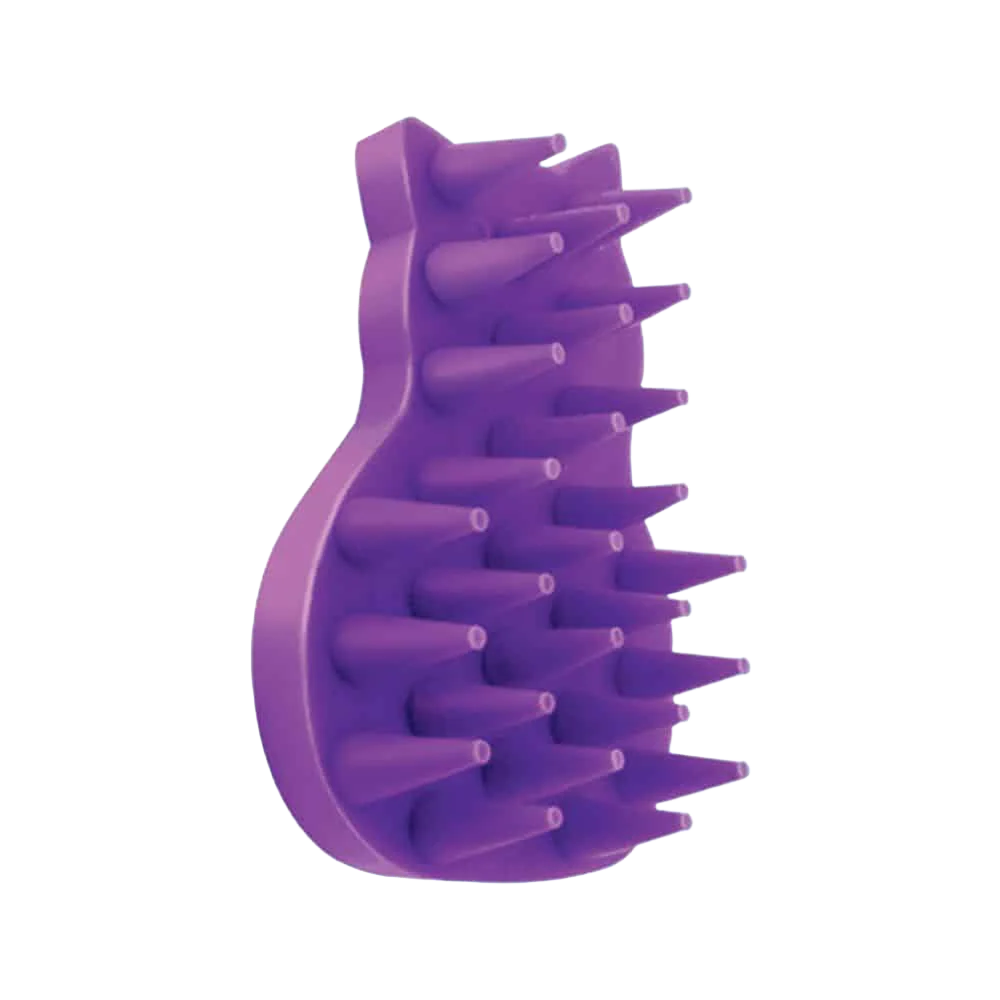 Bathing Brush for Cats Purple by ZoomGroom - Image 2