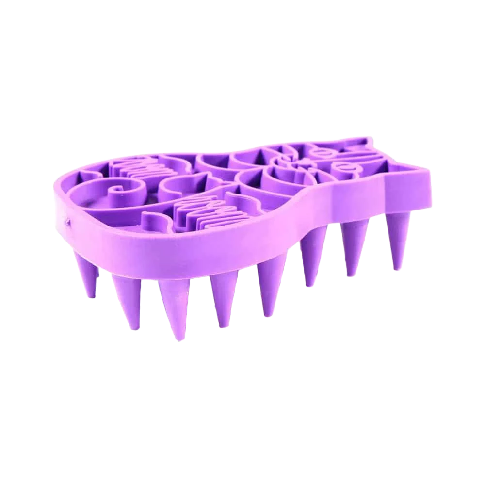 Bathing Brush for Cats Purple by ZoomGroom - Image 4