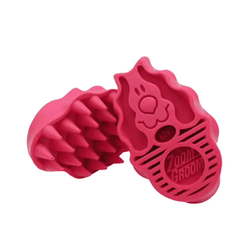 Large Bathing Brush for Dogs Pink by ZoomGroom - Image 3