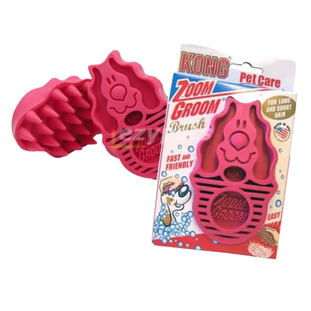Large Bathing Brush for Dogs Pink by ZoomGroom - Image 5